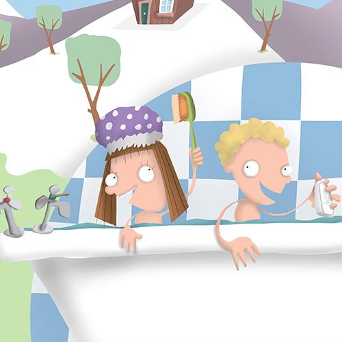 Children's book illustration example